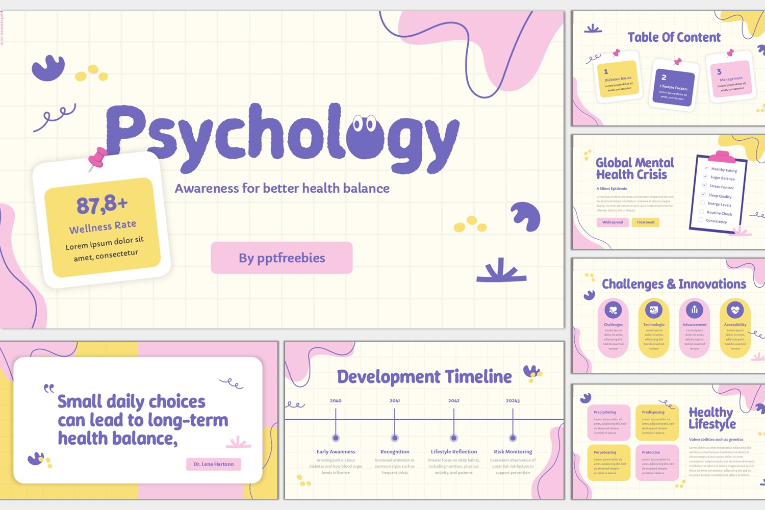 Free Psychology PowerPoint Template