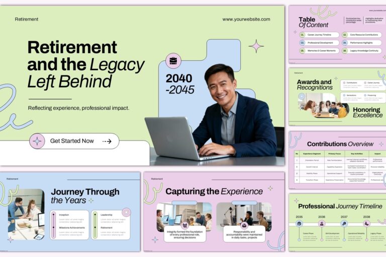 Free Retirement PowerPoint Template