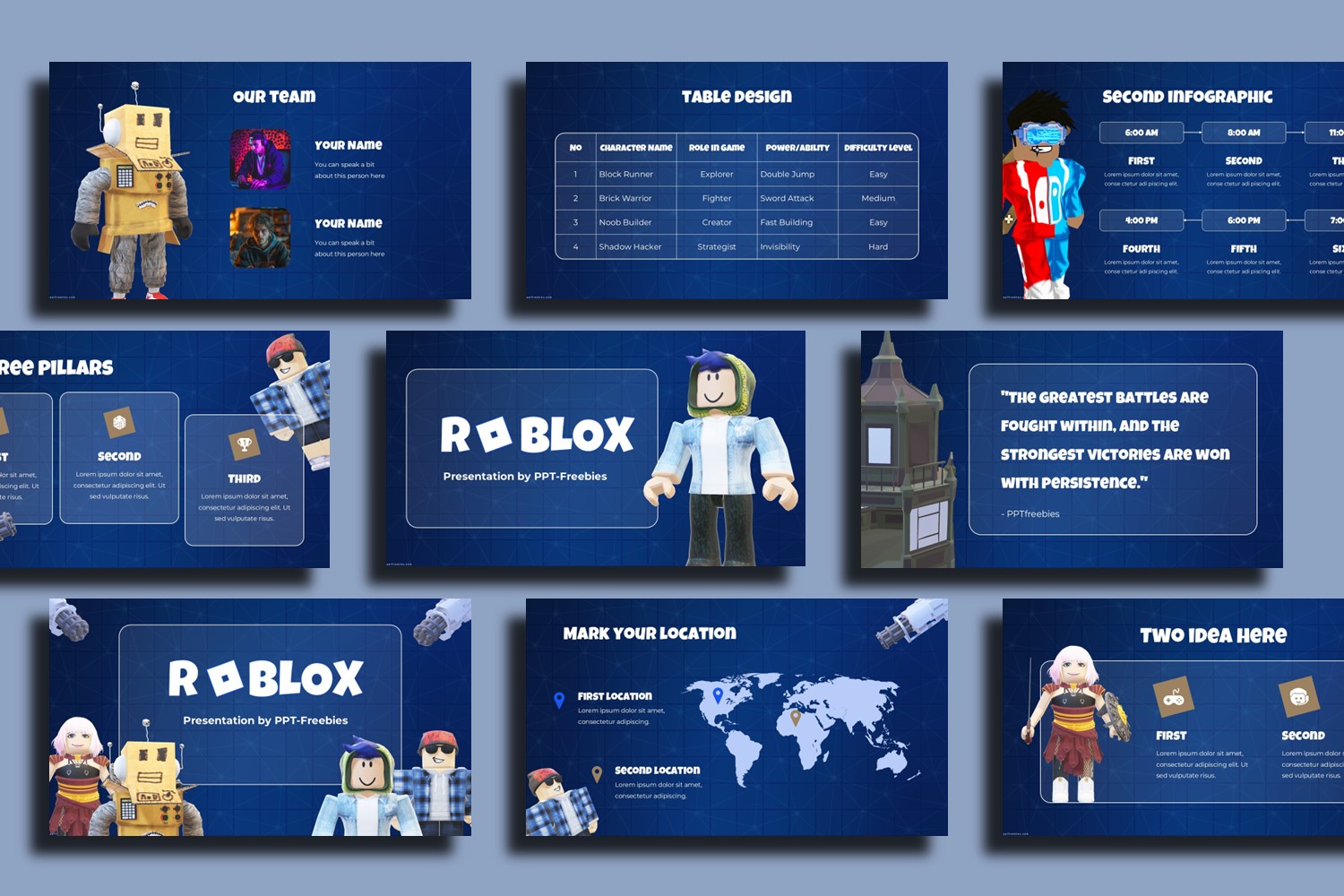 Roblox PowerPoint Template