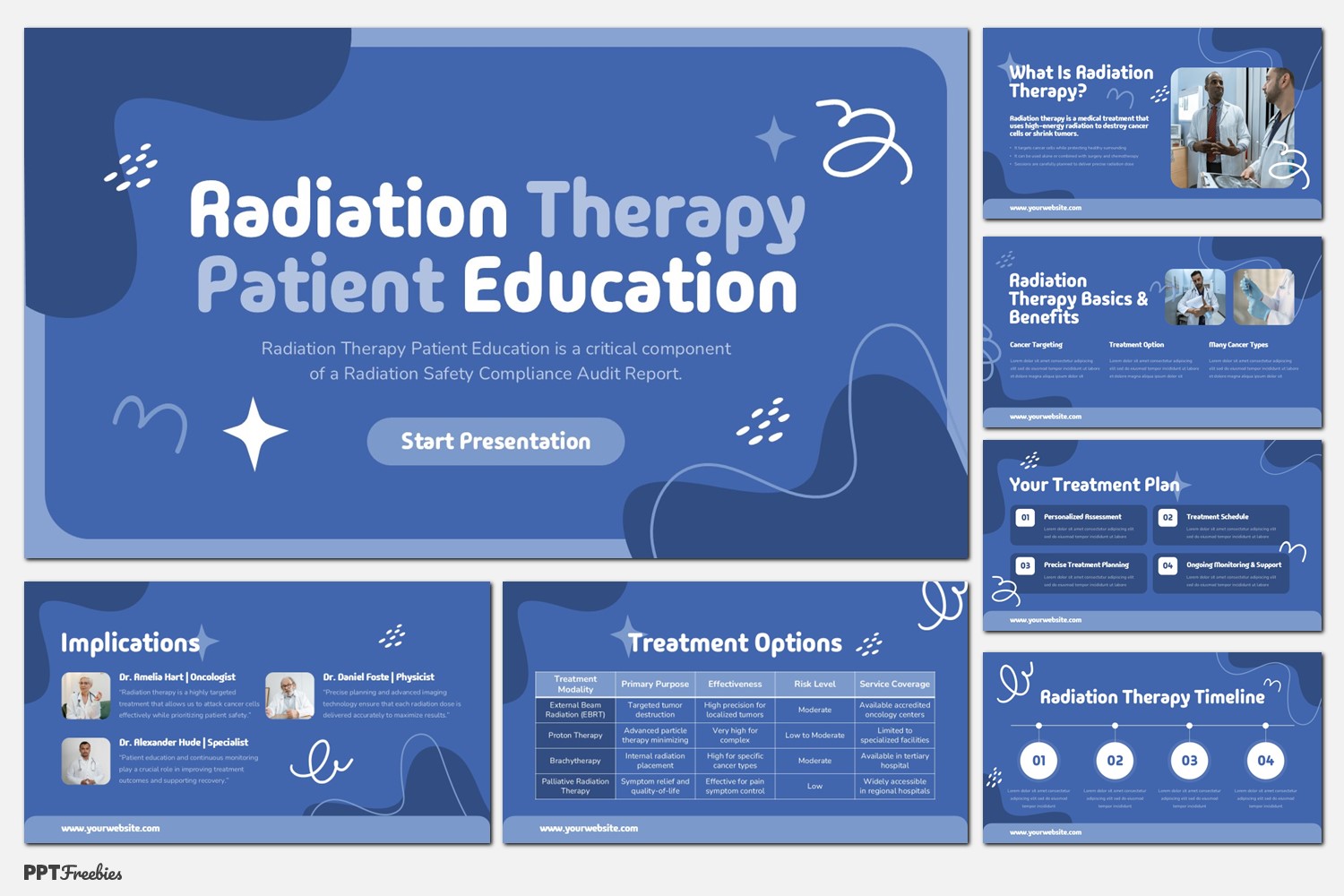 Free Radiation Therapy Patient Education PPT Template